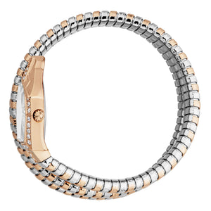 Just Cavalli Glam Evo 4 White Dial Two Tone Steel Strap Watch for Women - JC1L209M0075 Authentic Buy Shop Now