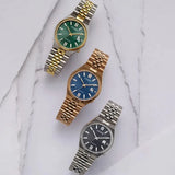Citizen Tsuyosa 60 Automatic Green Dial Two Tone Steel Strap Watch for Men - NK0024-54X Authentic Buy Shop Now