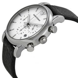 Emporio Armani Luigi Chronograph White Dial Black Leather Strap Watch for Men - AR1810 Authentic Buy Shop Now