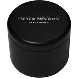 Emporio Armani Sea Explorer Black Dial Black Silicone Strap Watch for Men - AR60086 Authentic Buy Shop Now