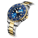 Citizen Mechanical Automatic Blue Dial Two Tone Steel Strap Watch for Men - NJ0174-82L Authentic Buy Shop Now