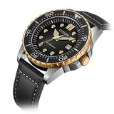 Citizen Mechanical Automatic Black Dial Black Leather Strap Watch for Men - NJ0176-10E Authentic Buy Shop Now