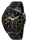 Maserati Traguardo Limited Edition Chronograph Black Dial Black Steel Strap Watch for Men - R8873612051 Authentic Buy Shop Now