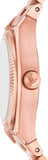 Emporio Armani Federica Analog Green Dial Rose Gold Steel Strap Watch for Women - AR11639 Authentic Buy Shop Now