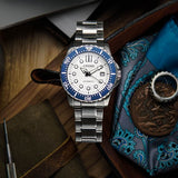 Citizen Mechanical Automatic White Dial Silver Steel Strap Watch for Men - NJ0171-81A Authentic Buy Shop Now