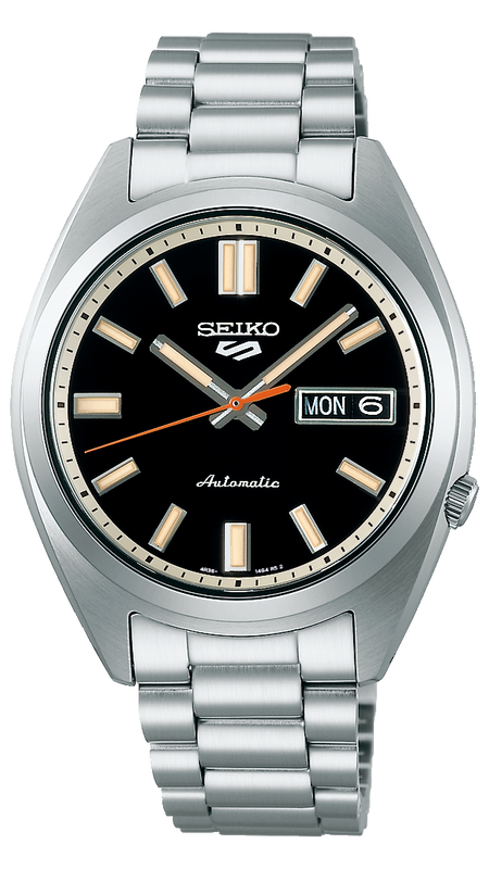 Seiko 5 Sports SNXS Series Automatic Black Dial Silver Steel Strap Watch for Men - SRPK89K1 Authentic Buy Shop Now