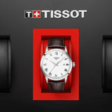 Tissot T Classic Dream Quartz White Dial Brown Leather Strap Watch for Men - T129.410.16.013.00 Authentic Buy Shop Now