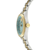 Versace V-Code Analog Turquoise Dial Two Tone Steel Strap Watch for Women - VE8I00524 Authentic Buy Shop Now