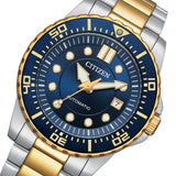 Citizen Mechanical Automatic Blue Dial Two Tone Steel Strap Watch for Men - NJ0174-82L Authentic Buy Shop Now