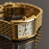 Tory Burch Eleanor White Dial Gold Steel Strap Watch for Women - TBW1060 Authentic Buy Shop Now