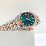 Versace Hellenyium Quartz Green Dial Two Tone Steel Strap Watch for Women - VE2S00422 Authentic Buy Shop Now