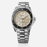 Seiko Prospex Polygonal Divers Automatic Pearl White Dial Silver Steel Strap Watch for Men - SPB481J1 Authentic Buy Shop Now