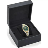 Versace V-Code Analog Green Dial Two Tone Steel Strap Watch for Women - VE8I00424 Authentic Buy Shop Now