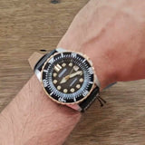 Citizen Mechanical Automatic Black Dial Black Leather Strap Watch for Men - NJ0176-10E Authentic Buy Shop Now