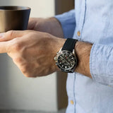 Hugo Boss Runner Chronograph Black Dial Black Silicone Strap Watch for Men - 1514141 Authentic Buy Shop Now