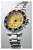 Citizen Mechanical Automatic Yellow Dial Silver Steel Strap Watch for Men - NJ0170-83Z Authentic Buy Shop Now