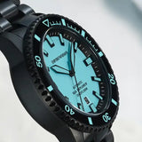 Emporio Armani Sea Explorer Turquoise Blue Dial Black Steel Strap Watch for Men - AR60084 Authentic Buy Shop Now