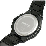 Hugo Boss Taper Chronograph Black Dial Black Steel Strap Watch for Men - 1514090 Authentic Buy Shop Now