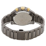Versace Greca Dome Chronograph Black Dial Grey Steel Strap Watch for Men - VE6K00623 Authentic Buy Shop Now