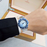 Citizen Mechanical Automatic Blue Dial Silver Steel Strap Watch for Men - NJ0178-81M Authentic Buy Shop Now