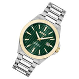 Hugo Boss Strike Green Dial Silver Steel Strap Watch for Men - 1514173 Authentic Buy Shop Now
