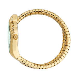 Just Cavalli Cristallo Green Dial Gold Steel Strap Watch for Women - JC1L307M0035 Authentic Buy Shop Now