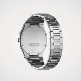 D1 Milano Ultra Thin Matte Black Dial Silver Steel Strap Watch for Men - D1-UTBJ40 Authentic Buy Shop Now
