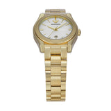 Emporio Armani Federica Mother of Pearl White Dial Gold Steel Strap Watch for Women - AR11657 Authentic Buy Shop Now