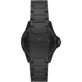 Emporio Armani World Explorer Black Dial Black Steel Strap Watch for Men - AR11398 Authentic Buy Shop Now