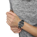 Hugo Boss Runner Chronograph Black Dial Black Silicone Strap Watch for Men - 1514141 Authentic Buy Shop Now