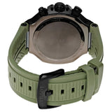 Tissot T Race Chronograph Black Dial Green Rubber Strap Watch for Men - T141.417.37.061.02