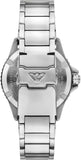 Emporio Armani World Explorer Silver Dial Silver Steel Strap Watch for Men - AR11683 Authentic Buy Shop Now
