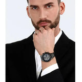 Maserati Stile Skeleton Chronograph Blue Dial Grey Steel Strap Watch for Men - R8873642012 Authentic Buy Shop Now
