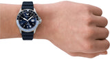 Emporio Armani World Explorer GMT Blue Dial Blue Rubber Strap Watch for Men - AR11592 Authentic Buy Shop Now