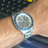 Seiko Prospex Speedtimer Solar Chronograph Grey Dial Silver Steel Strap Watch for Men - SSC939 Authentic Buy Shop Now