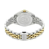 Versace V-Code Analog Green Dial Two Tone Steel Strap Watch for Women - VE8I00424 Authentic Buy Shop Now