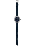 Emporio Armani Mia Moonphase Blue Dial Blue Leather Strap Watch for Women - AR11629 Authentic Buy Shop Now
