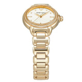 Emporio Armani Mia Crystals Gold Dial Gold Steel Strap Watch for Women - AR11609 Authentic Buy Shop Now