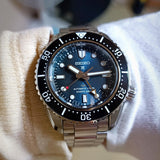 Seiko Prospex Diver Scuba Automatic Blue Dial Silver Steel Strap Watch for Men - SBEJ021 Authentic Buy Shop Now