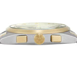 Emporio Armani Elegant Chronograph Cream Dial Two Tone Steel Strap Watch for Men - AR11605 Authentic Buy Shop Now