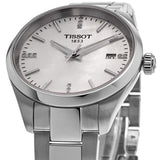 Tissot PR 100 Diamonds Mother of Pearl Dial Silver Steel Strap Watch for Women - T150.210.11.116.00 Authentic Buy Shop Now