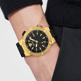 Versace Greca Logo Diver Quartz Black Dial Black Rubber Strap Watch for Men - VE8G00324 Authentic Buy Shop Now