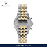 Maserati Epoca Chronograph Blue Dial Two Tone Steel Strap Watch for Men - R8873618030 Authentic Buy Shop Now