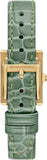Emporio Armani Classic White Dial Green Leather Strap Watch for Women - AR11661 Authentic Buy Shop Now