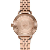 Emporio Armani Modern Mother of Pearl White Dial Rose Gold Steel Strap Watch for Women - AR11158 Authentic Buy Shop Now