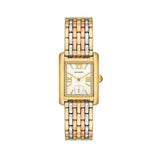 Tory Burch Eleanor White Dial Tri Tone Steel Strap Watch for Women - TBW1078 Authentic Buy Shop Now