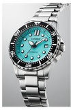Citizen Mechanical Automatic Turquoise Dial Silver Steel Strap Watch for Men - NJ0170-83X Authentic Buy Shop Now