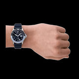 Emporio Armani World Explorer GMT Blue Dial Blue Rubber Strap Watch for Men - AR11592 Authentic Buy Shop Now