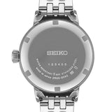 Seiko Presage Cocktail Time Automatic Diamonds White Dial Silver Steel Strap Watch for Women - SRE017J1 Authentic Buy Shop Now