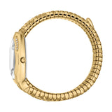 Just Cavalli Classico Lungo White Dial Gold Steel Strap Watch for Women - JC1L248M0025 Authentic Buy Shop Now